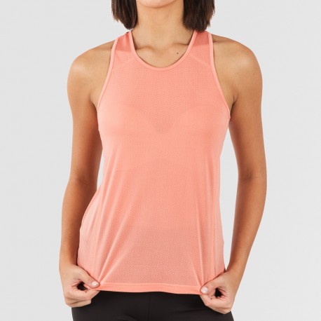 Set sportivo leggings corti donna arancio - nero