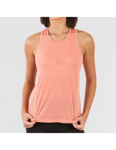 Set sportivo leggings corti donna arancio - nero