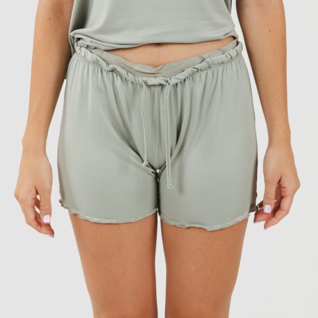 Pigiama con spalline soft tinta unita