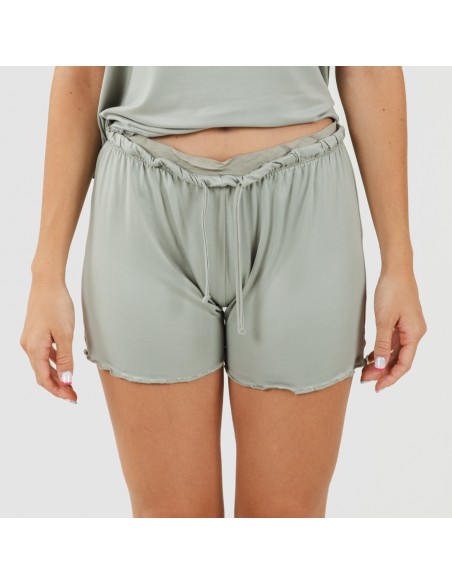 Pigiama con spalline soft tinta unita Pigiama con spalline soft tinta unita