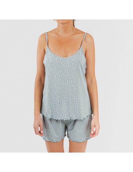Pigiama con spalline soft Anita indaco