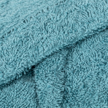 Accappatoio con cappuccio blu acqua 450gr unisex