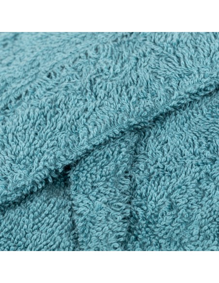 Accappatoio con cappuccio blu acqua 450gr unisex