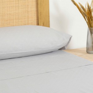 Set di lenzuola cotone Chakras grigio