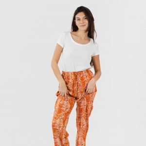 Pantalone viscosa Sole rame