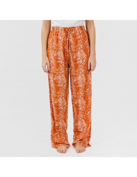 Pantalone viscosa Sole rame