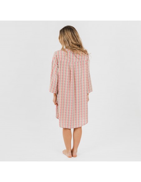 Camicia lunga viscosa Villa rosa Camicia lunga viscosa Villa rosa