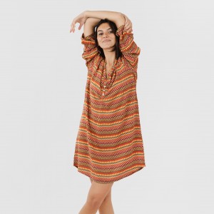 Camicia lunga viscosa Emily rame 2