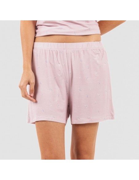 Pigiama corto manica ampia viscosa Melanie malva Pigiama corto manica ampia viscosa Melanie malva