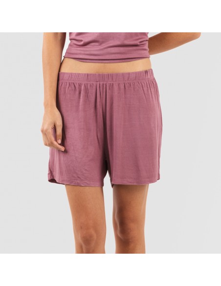 Pigiama corto manica ampia viscosa tinta unita Pigiama corto manica ampia viscosa tinta unita