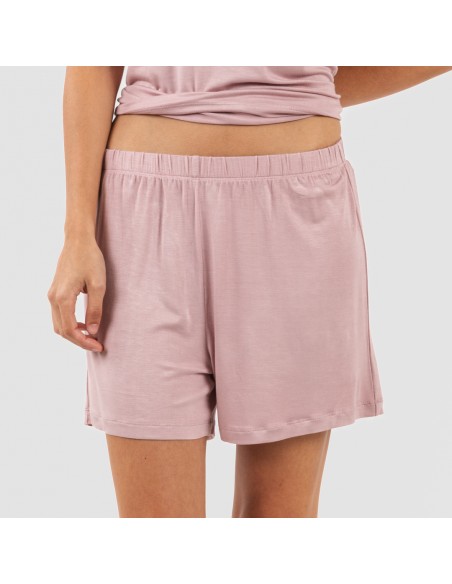 Pigiama corto manica ampia viscosa tinta unita Pigiama corto manica ampia viscosa tinta unita