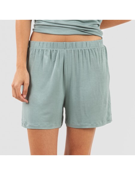 Pigiama corto manica ampia viscosa tinta unita Pigiama corto manica ampia viscosa tinta unita