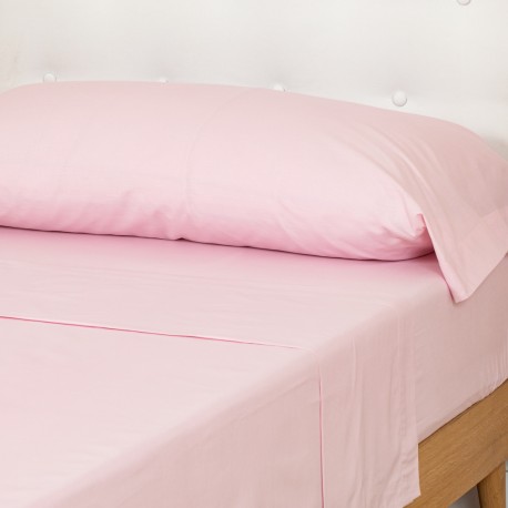 Set di lenzuola cotone tinta unita
