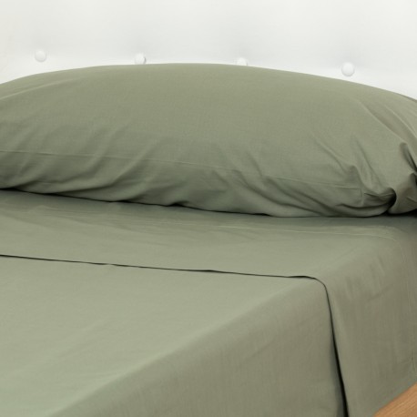 Set di lenzuola cotone tinta unita