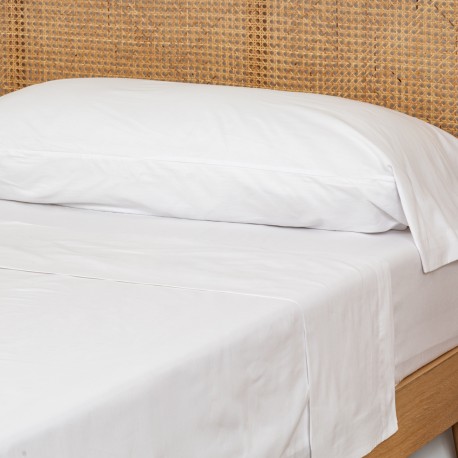 Set di lenzuola cotone tinta unita