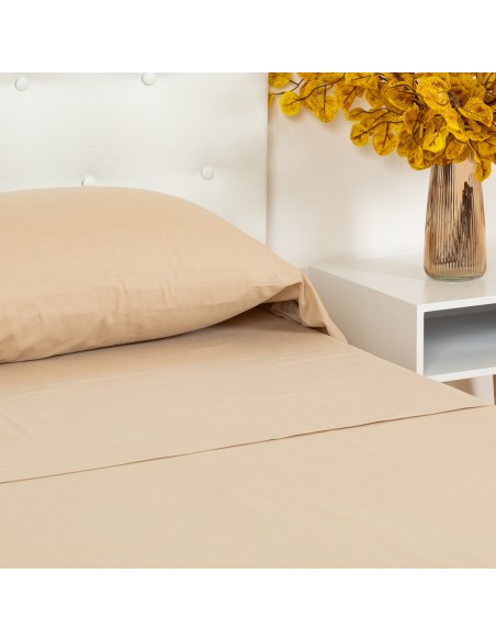 Set di lenzuola cotone tinta unita