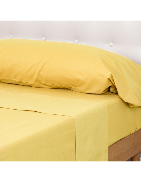 Set di lenzuola cotone tinta unita