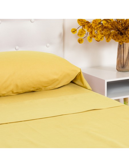 Set di lenzuola cotone tinta unita