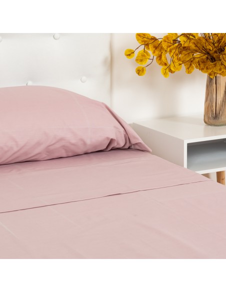 Set di lenzuola cotone tinta unita