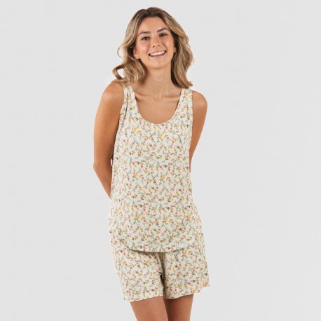 Pigiama corto canotta viscosa Pamela