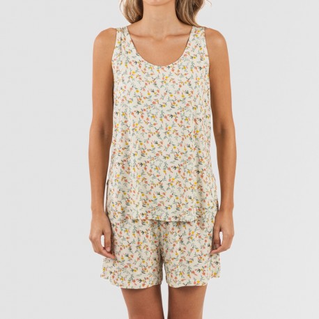 Pigiama corto canotta viscosa Pamela