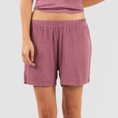 Pigiama corto canotta viscosa tinta unita