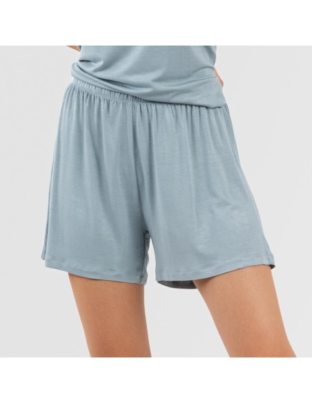 Pigiama corto canotta viscosa tinta unita