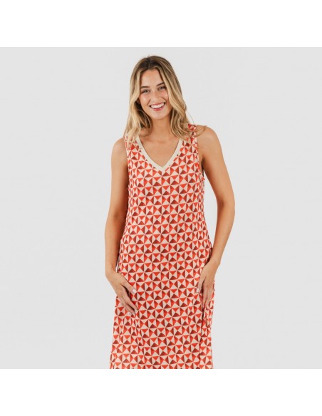 Vestito midi canotta soft Tucson rame Vestito midi canotta soft Tucson rame