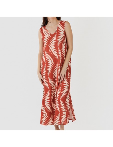 Vestito lungo canotta soft Madison rame Vestito lungo canotta soft Madison rame