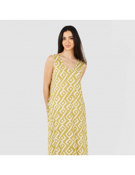Vestito lungo canotta soft Baladi verde lime