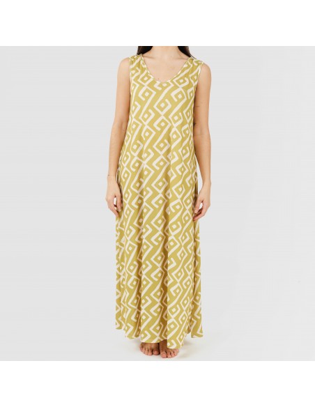 Vestito lungo canotta soft Baladi verde lime