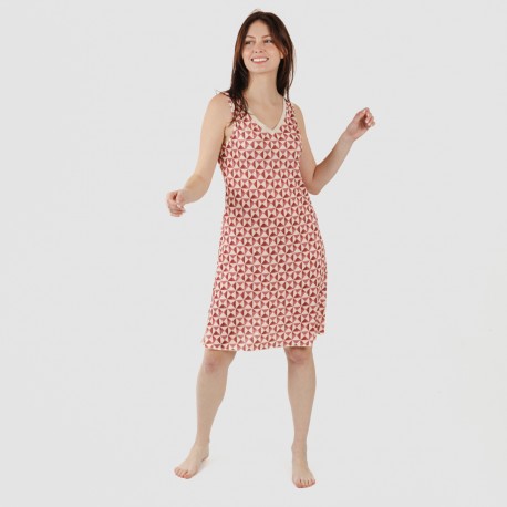 Vestito midi canotta soft Tucson malva rosa