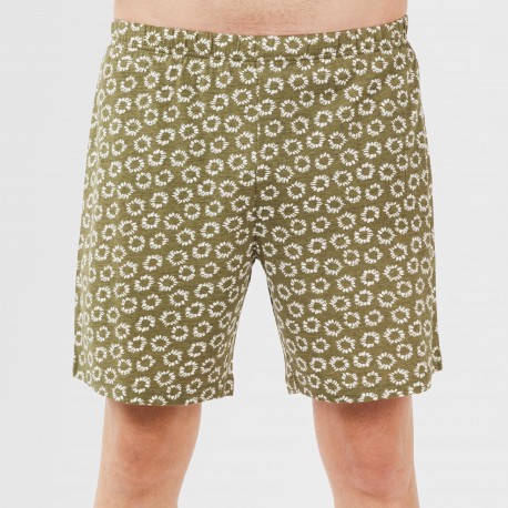 Pigiama corto cotone uomo Khalil verde