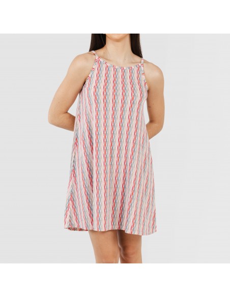 Vestito corto con spalline crêpe Villa rosa Vestito corto con spalline crêpe Villa rosa