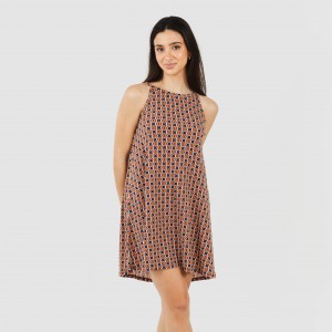 Vestito corto con spalline crêpe Olmeca 2