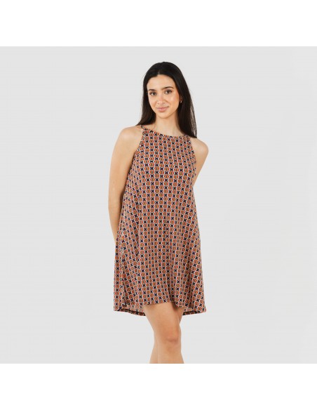 Vestito corto con spalline crêpe Olmeca Vestito corto con spalline crêpe Olmeca