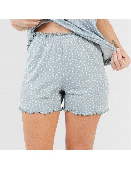 Pigiama corto mezza manica soft Anita indaco Pigiama corto mezza manica soft Anita indaco