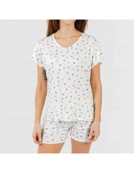 Pigiama corto mezza manica soft Ines