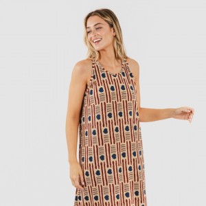 Vestito lungo con spalline crêpe Fresno 2