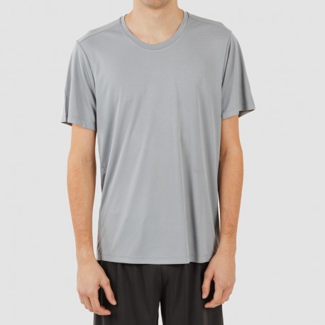 Set sportivo corto tecnico uomo grigio perla - antracite