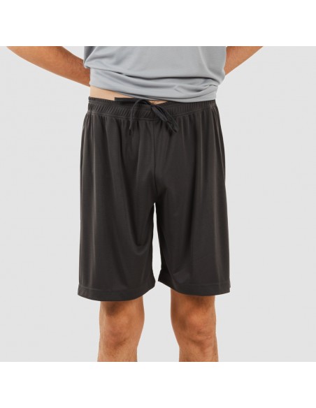 Set sportivo corto tecnico uomo grigio perla - antracite