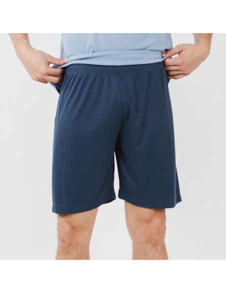 Set sportivo corto tecnico uomo blu indaco - navy Set sportivo corto tecnico uomo blu indaco - navy