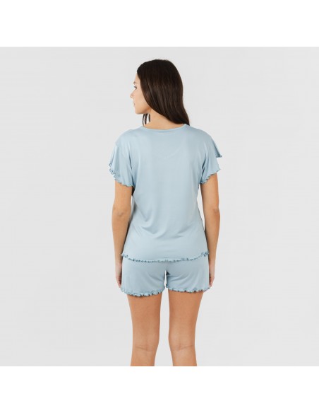 Pigiama corto mezza manica soft tinta unita Pigiama corto mezza manica soft tinta unita