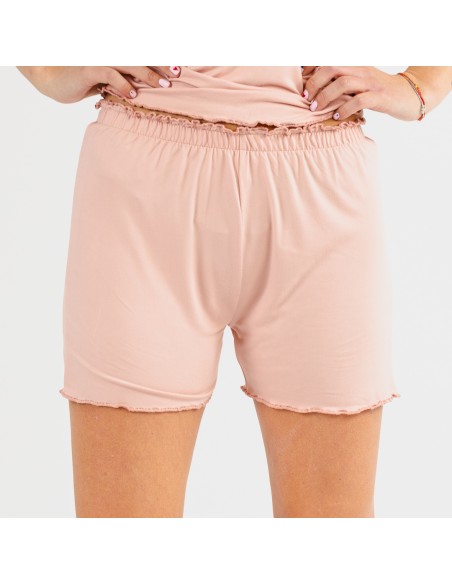 Pigiama corto mezza manica soft tinta unita Pigiama corto mezza manica soft tinta unita