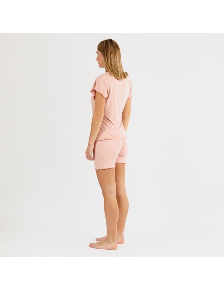 Pigiama corto mezza manica soft tinta unita Pigiama corto mezza manica soft tinta unita