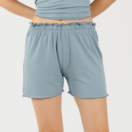 Pigiama corto mezza manica soft tinta unita