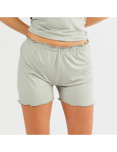 Pigiama corto mezza manica soft tinta unita Pigiama corto mezza manica soft tinta unita