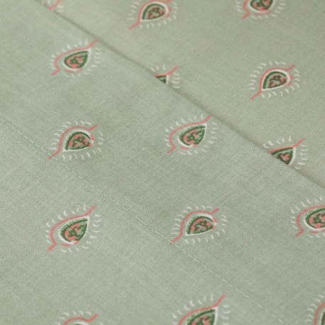 Set di lenzuola cotone Alessia verde