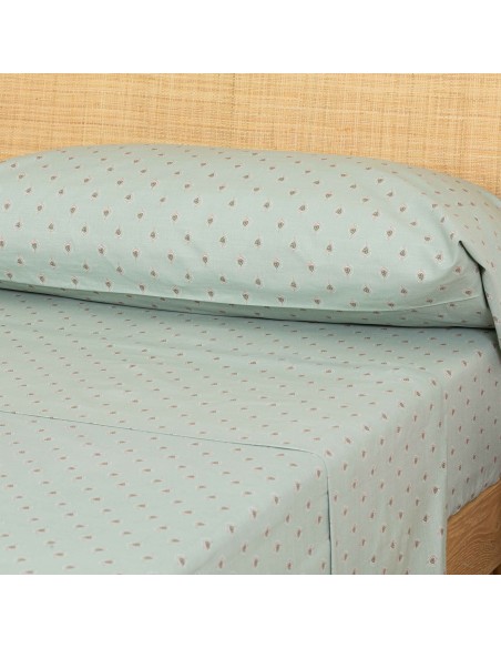 Set di lenzuola cotone Alessia verde Set di lenzuola cotone Alessia verde