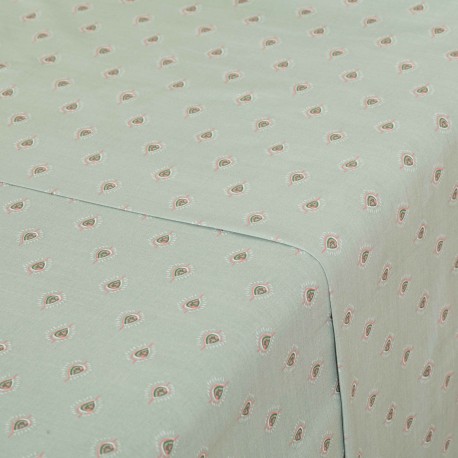 Set di lenzuola cotone Alessia verde